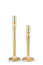 Load image into Gallery viewer, Simple Gold Taper Candle Holder, 2 sizes