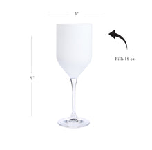 Load image into Gallery viewer, Set of 6 Stemmed White Water Glasses