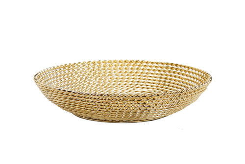 Decorative Bowl Gold Rope Design