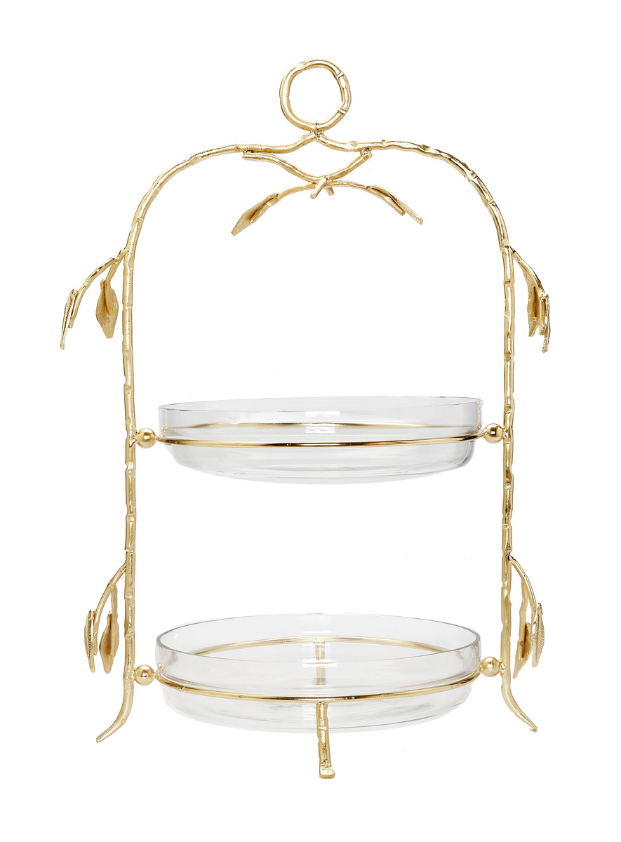 Clear Pitcher with Gold Trim – Classic Touch Decor