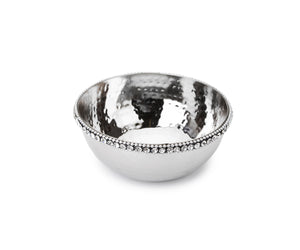 Stainless Steel Candy Dish with Crystal Beads
