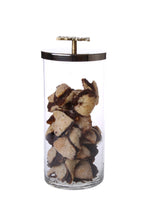 Load image into Gallery viewer, Glass Canister With Mosaic Design - 4&quot;D X 8.25&quot;H