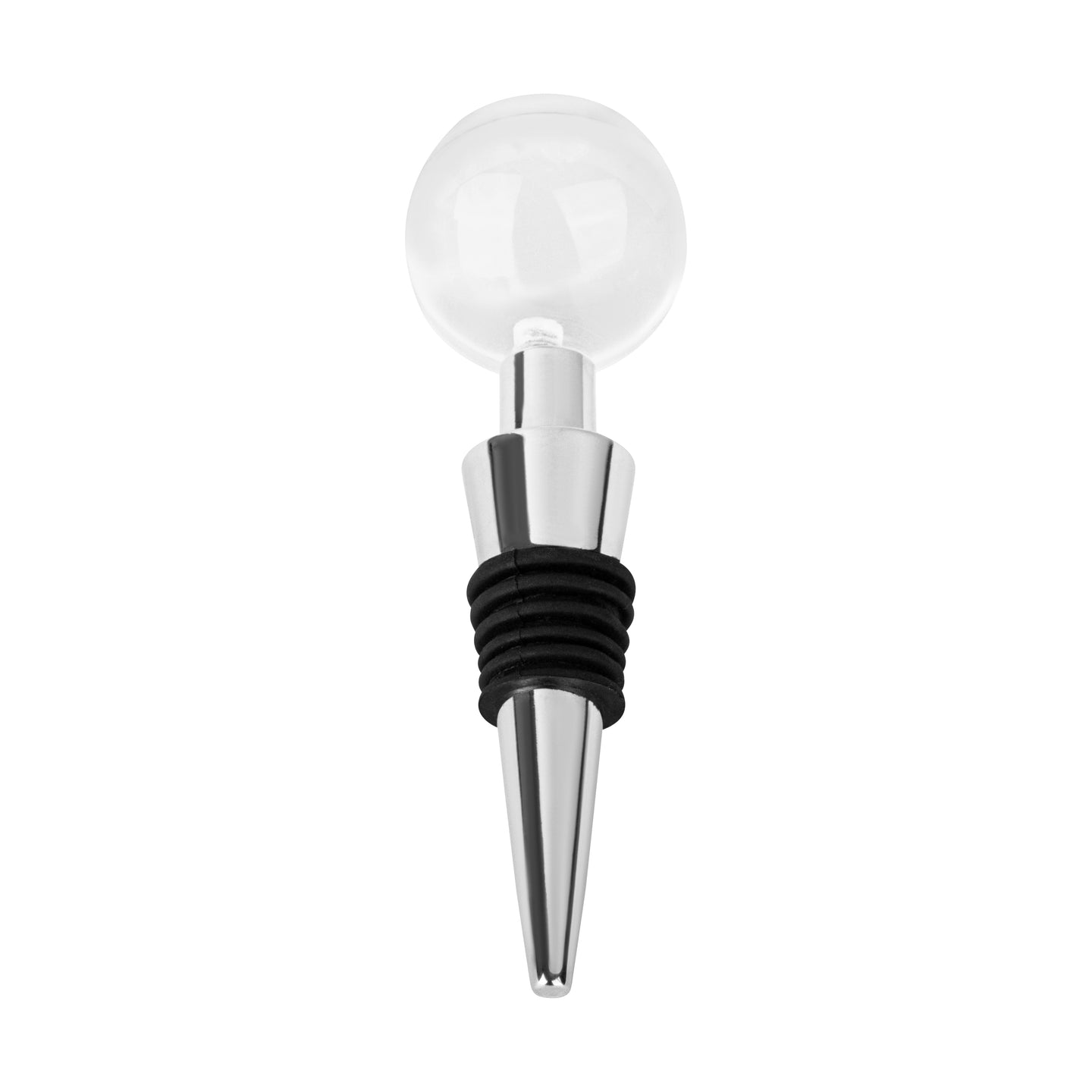 Bottle Stopper with Clear Ball - 4.7
