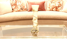 Load image into Gallery viewer, Gold Leaf Vase with White Insert