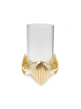 Load image into Gallery viewer, Medium Gold Design Candle Holder