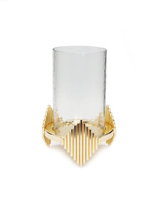 Medium Gold Design Candle Holder