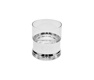 Set of 6 Tumblers Clear with Stripe
