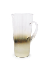 Load image into Gallery viewer, Pitcher with Gold Ombre Design, 9.25&quot;H
