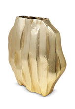 Load image into Gallery viewer, Gold Dimensional Vase