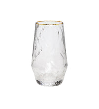 Load image into Gallery viewer, Set of 6 Tumblers with Gold Rim