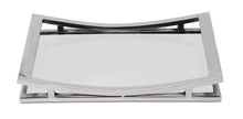 Load image into Gallery viewer, Rectangle Mirror Tray with Silver Walls (2 sizes)