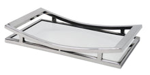 Load image into Gallery viewer, Rectangle Mirror Tray with Silver Walls (2 sizes)