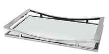 Load image into Gallery viewer, Rectangle Mirror Tray with Silver Walls (2 sizes)