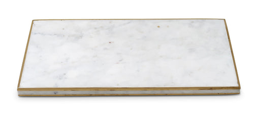 Marble Tray with Gold Trim