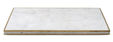 Load image into Gallery viewer, Marble Tray with Gold Trim