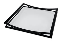 Load image into Gallery viewer, Square Mirror Tray with Silver Walls