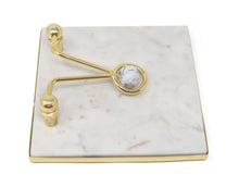 Load image into Gallery viewer, Square Napkin Holder with Ball Detail - 7.5&quot;