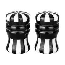 Load image into Gallery viewer, Black and White Salt and Pepper Shaker Set