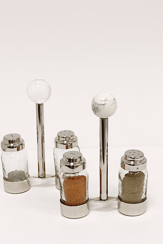 Salt and Pepper Shaker with Ball Detail- 5