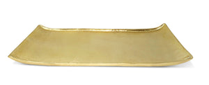 Gold Oblong Tray, 17.75"L