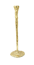Load image into Gallery viewer, Gold Natural Taper Candle Holder, 2 sizes