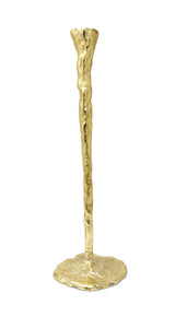 Gold Natural Taper Candle Holder, 2 sizes