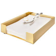 Load image into Gallery viewer, Tissue Holder Silver with Ball Legs - 9"L