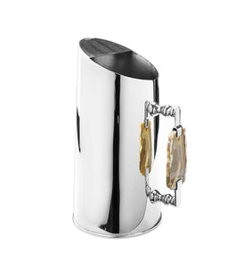 Stainless Steel Pitcher with Agate Stone Handles