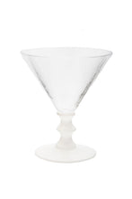 Load image into Gallery viewer, Set of 4 White Stemmed Martini Glasses
