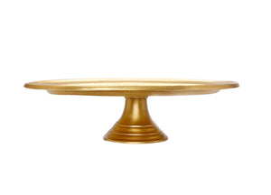 Gold Footed Oval Shaped Tray