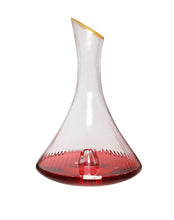 Load image into Gallery viewer, Unique Shaped Decanter with Gold Bottom