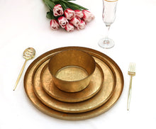 Load image into Gallery viewer, Set of 12 Dinnerware Set Shaded Gold