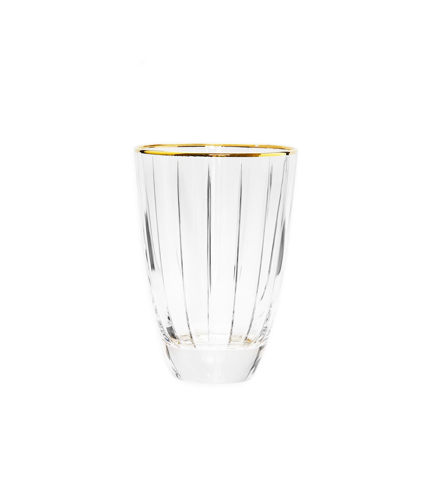 Set of 6 Tumblers with Gold Trim