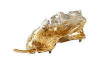 Load image into Gallery viewer, 17.5&quot;L Gold Leaf Dish