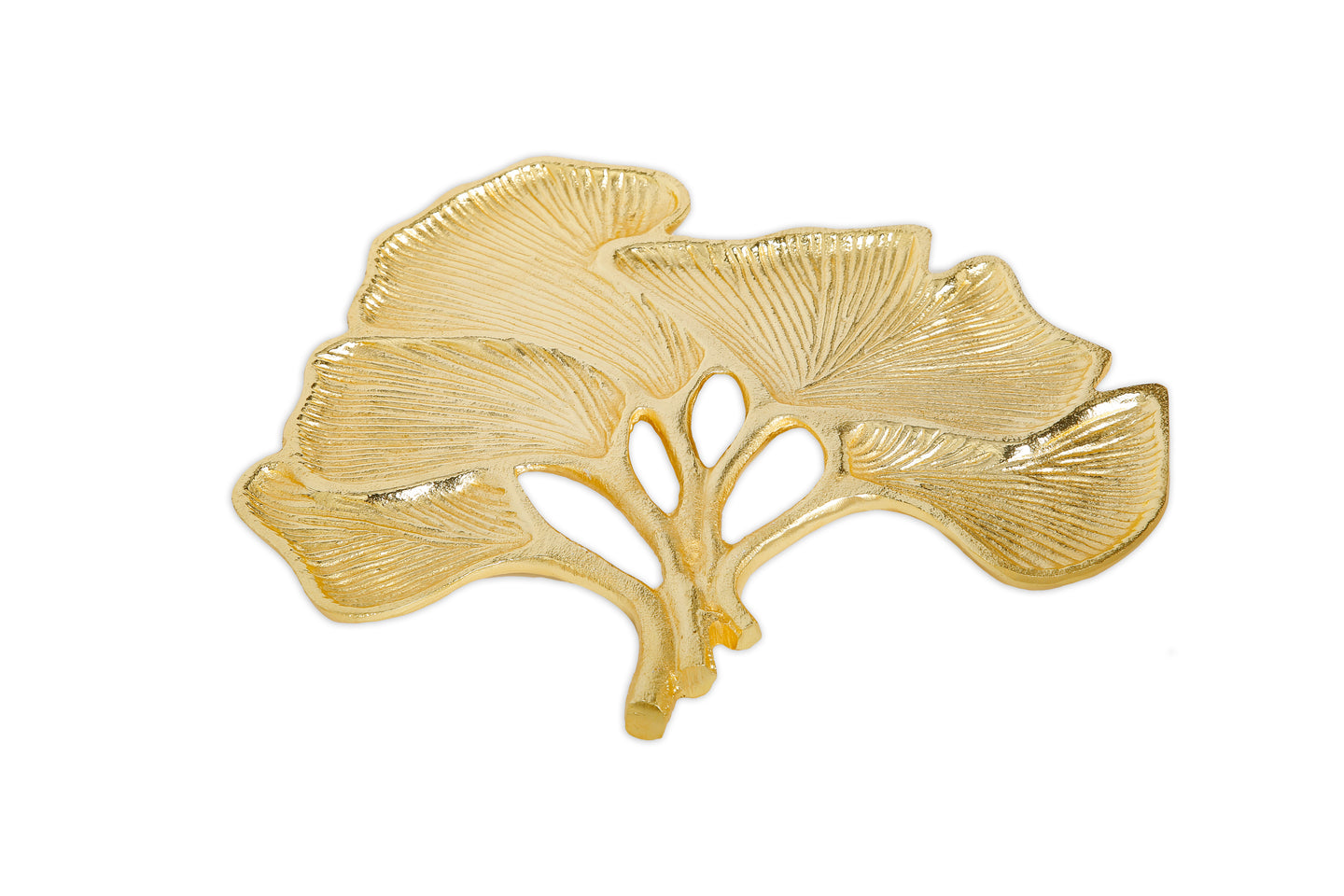 Gold Leaf Sectional Dish - 11.75