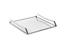 Load image into Gallery viewer, Square Mirror Tray with Handles - 15.75&quot;L