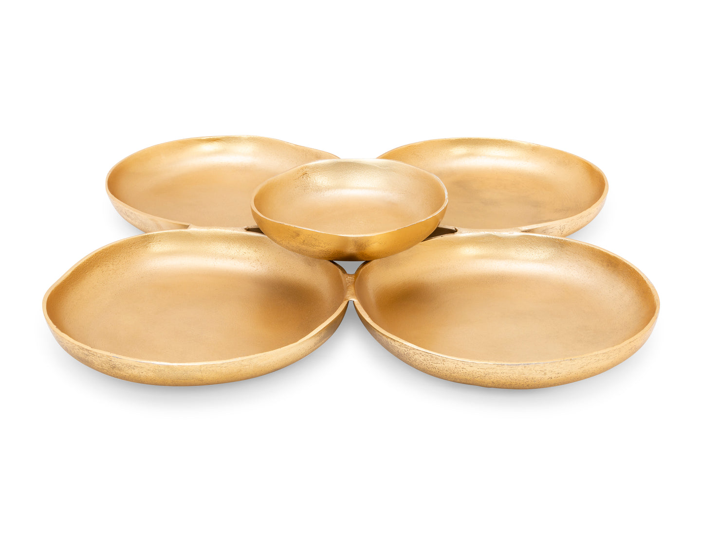 Gold Metal 5 Cluster Bowl