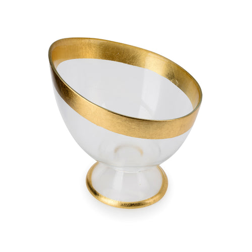 Footed Candy Bowl- Gold