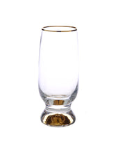Load image into Gallery viewer, Set Of 6 Goblets With Gold Stem And Rim