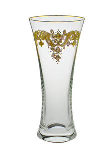 Centerpiece Vase  with 24K Gold Artwork