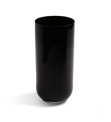 Set of 6 Black Water tumblers, Fills 14 oz.