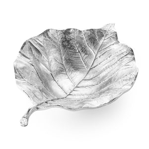 12.5" Silver Leaf Tray