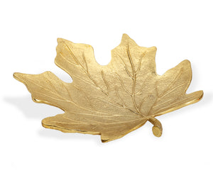 14.5"D -Gold Leaf Plate