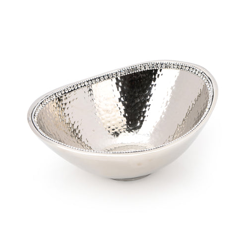 Hammered Stainless Steel Bowl